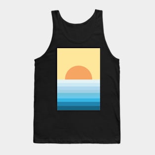 Sunset view illustration Tank Top